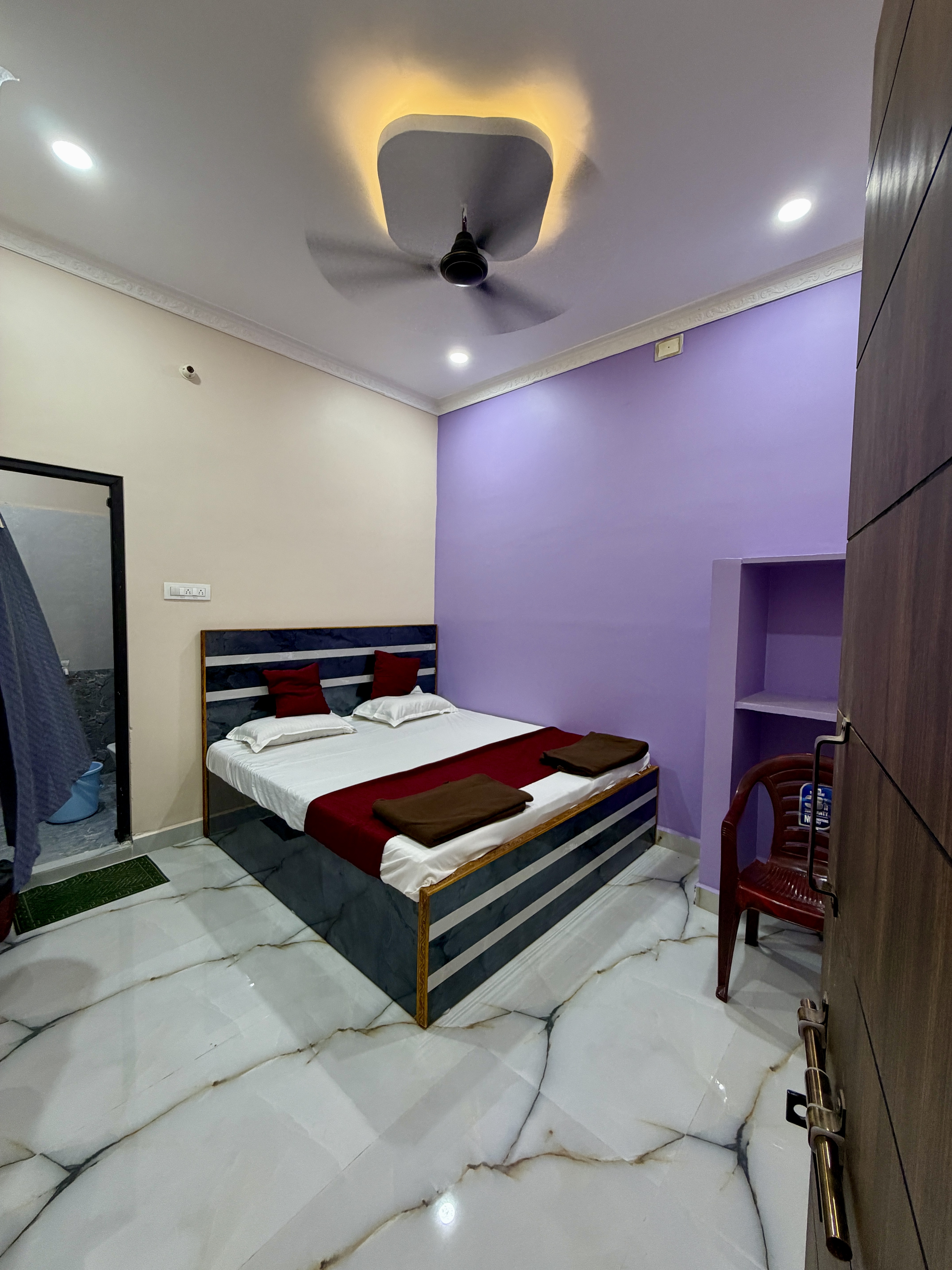 New purple AC room at SPSS Residency